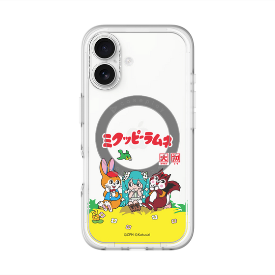 スリムプロテクションプレミアムケース with MagSafe［ 初音ミク×クッピーラムネ - パッケージ - クリア ］