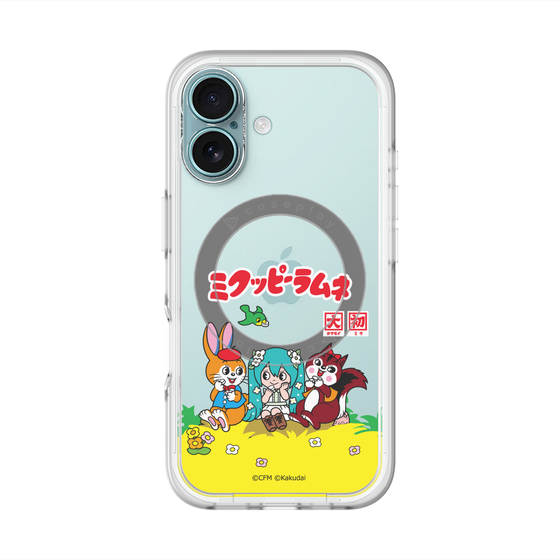 スリムプロテクションプレミアムケース with MagSafe［ 初音ミク×クッピーラムネ - パッケージ - クリア ］