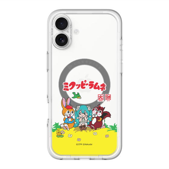 スリムプロテクションプレミアムケース with MagSafe［ 初音ミク×クッピーラムネ - パッケージ - クリア ］
