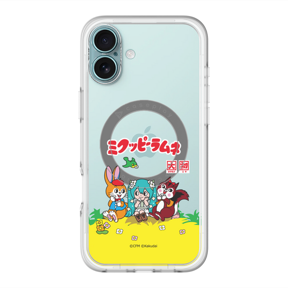 スリムプロテクションプレミアムケース with MagSafe［ 初音ミク×クッピーラムネ - パッケージ - クリア ］