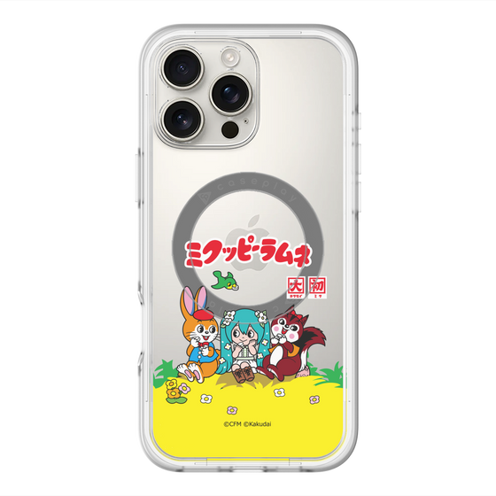 スリムプロテクションプレミアムケース with MagSafe［ 初音ミク×クッピーラムネ - パッケージ - クリア ］