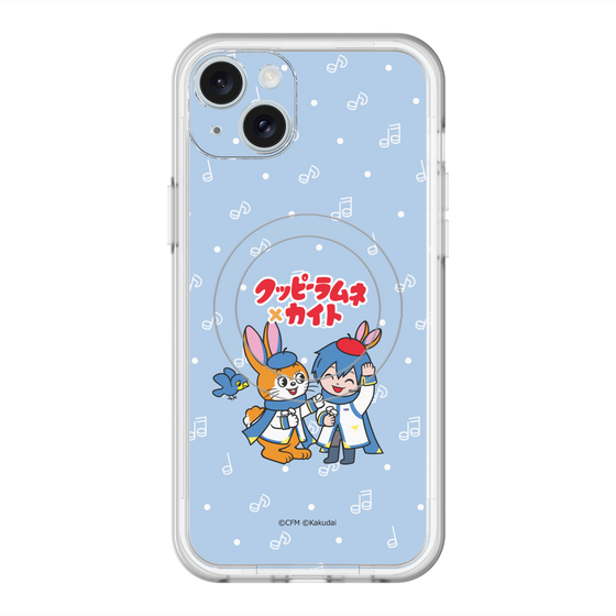 スリムプロテクションプレミアムケース with MagSafe［ 初音ミク×クッピーラムネ - KAITO×クッピー - デフォルメイラスト ］