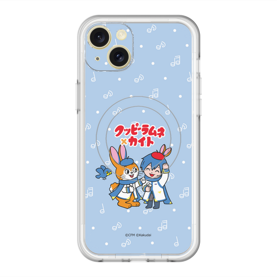 スリムプロテクションプレミアムケース with MagSafe［ 初音ミク×クッピーラムネ - KAITO×クッピー - デフォルメイラスト ］