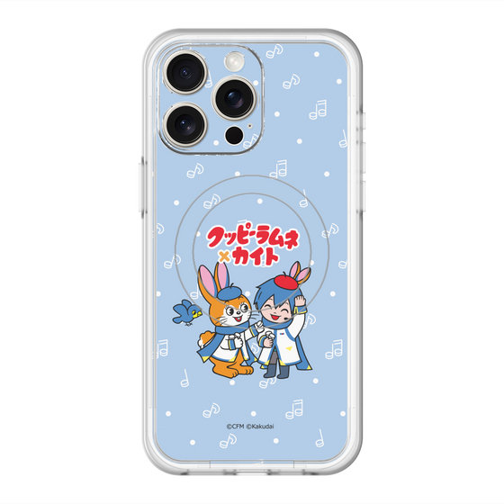 スリムプロテクションプレミアムケース with MagSafe［ 初音ミク×クッピーラムネ - KAITO×クッピー - デフォルメイラスト ］