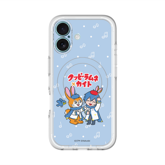 スリムプロテクションプレミアムケース with MagSafe［ 初音ミク×クッピーラムネ - KAITO×クッピー - デフォルメイラスト ］