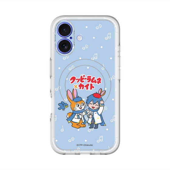 スリムプロテクションプレミアムケース with MagSafe［ 初音ミク×クッピーラムネ - KAITO×クッピー - デフォルメイラスト ］