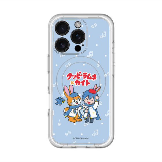 スリムプロテクションプレミアムケース with MagSafe［ 初音ミク×クッピーラムネ - KAITO×クッピー - デフォルメイラスト ］