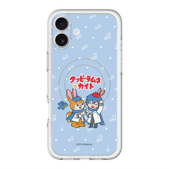 スリムプロテクションプレミアムケース with MagSafe［ 初音ミク×クッピーラムネ - KAITO×クッピー - デフォルメイラスト ］