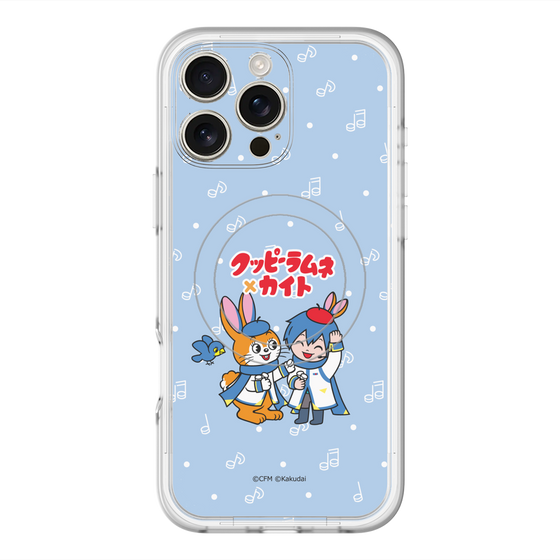 スリムプロテクションプレミアムケース with MagSafe［ 初音ミク×クッピーラムネ - KAITO×クッピー - デフォルメイラスト ］