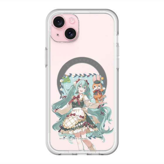 スリムプロテクションプレミアムケース with MagSafe［ 初音ミク×クッピーラムネ - 初音ミク×クッピー - 等身イラスト1 ］