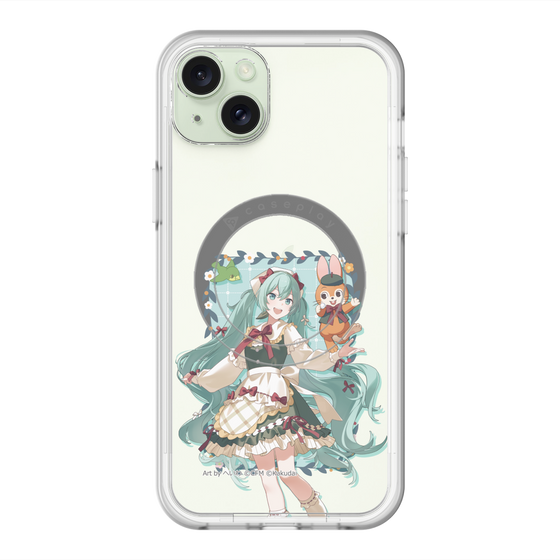 スリムプロテクションプレミアムケース with MagSafe［ 初音ミク×クッピーラムネ - 初音ミク×クッピー - 等身イラスト1 ］
