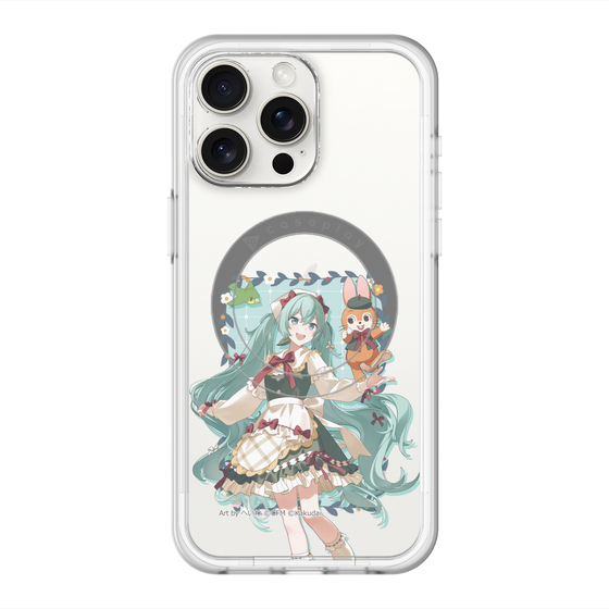 スリムプロテクションプレミアムケース with MagSafe［ 初音ミク×クッピーラムネ - 初音ミク×クッピー - 等身イラスト1 ］