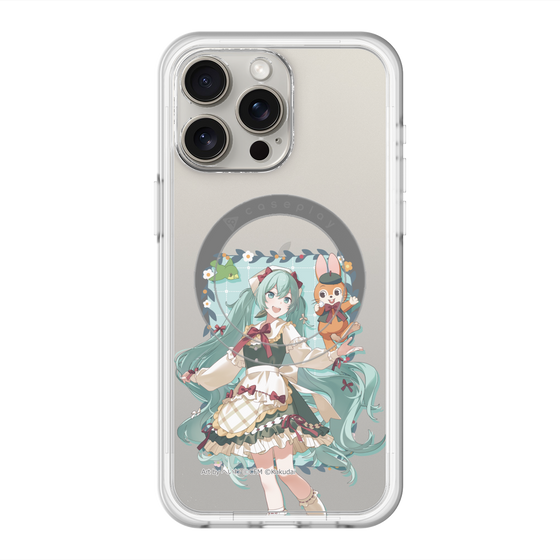 スリムプロテクションプレミアムケース with MagSafe［ 初音ミク×クッピーラムネ - 初音ミク×クッピー - 等身イラスト1 ］