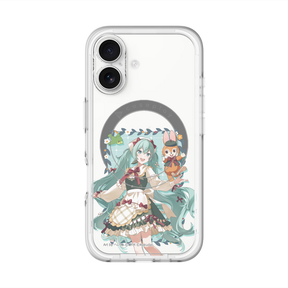 スリムプロテクションプレミアムケース with MagSafe［ 初音ミク×クッピーラムネ - 初音ミク×クッピー - 等身イラスト1 ］