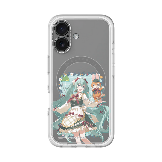 スリムプロテクションプレミアムケース with MagSafe［ 初音ミク×クッピーラムネ - 初音ミク×クッピー - 等身イラスト1 ］