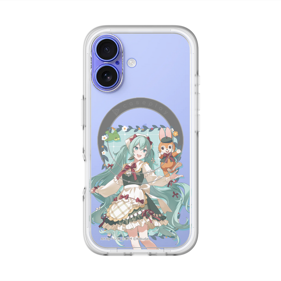 スリムプロテクションプレミアムケース with MagSafe［ 初音ミク×クッピーラムネ - 初音ミク×クッピー - 等身イラスト1 ］