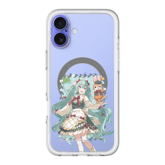スリムプロテクションプレミアムケース with MagSafe［ 初音ミク×クッピーラムネ - 初音ミク×クッピー - 等身イラスト1 ］