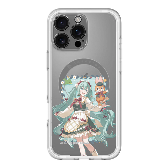 スリムプロテクションプレミアムケース with MagSafe［ 初音ミク×クッピーラムネ - 初音ミク×クッピー - 等身イラスト1 ］