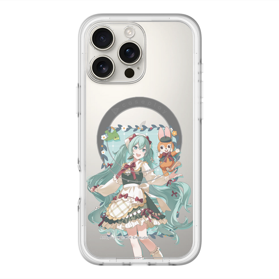 スリムプロテクションプレミアムケース with MagSafe［ 初音ミク×クッピーラムネ - 初音ミク×クッピー - 等身イラスト1 ］