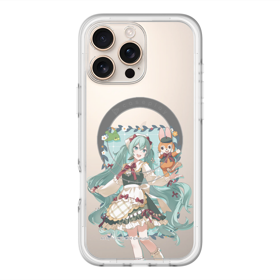 スリムプロテクションプレミアムケース with MagSafe［ 初音ミク×クッピーラムネ - 初音ミク×クッピー - 等身イラスト1 ］