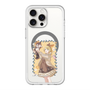スリムプロテクションプレミアムケース with MagSafe［ 初音ミク×クッピーラムネ - 鏡音リン×ラム - 等身イラスト1 ］