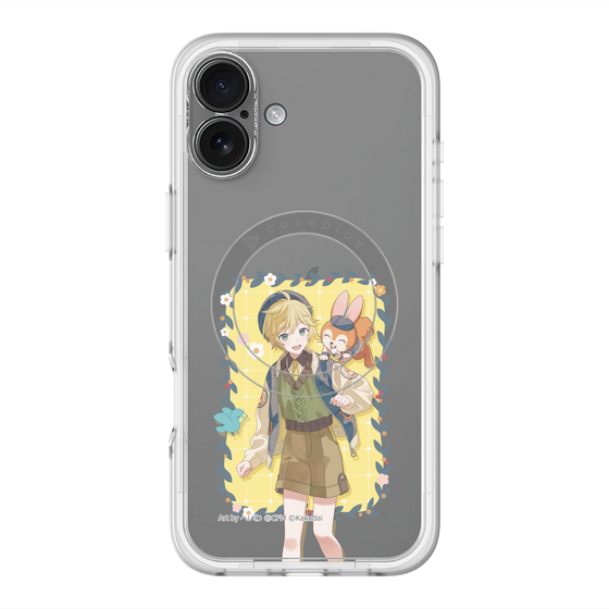 スリムプロテクションプレミアムケース with MagSafe［ 初音ミク×クッピーラムネ - 鏡音レン×クッピー - 等身イラスト1 ］