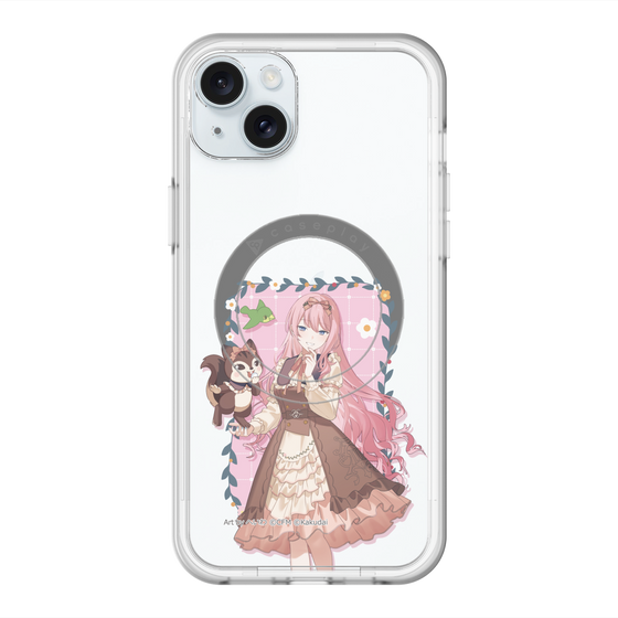 スリムプロテクションプレミアムケース with MagSafe［ 初音ミク×クッピーラムネ - 巡音ルカ×ラム - 等身イラスト1 ］