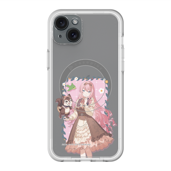 スリムプロテクションプレミアムケース with MagSafe［ 初音ミク×クッピーラムネ - 巡音ルカ×ラム - 等身イラスト1 ］