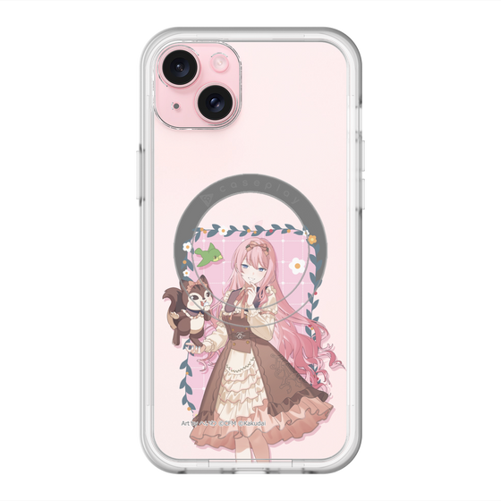 スリムプロテクションプレミアムケース with MagSafe［ 初音ミク×クッピーラムネ - 巡音ルカ×ラム - 等身イラスト1 ］