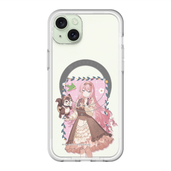 スリムプロテクションプレミアムケース with MagSafe［ 初音ミク×クッピーラムネ - 巡音ルカ×ラム - 等身イラスト1 ］