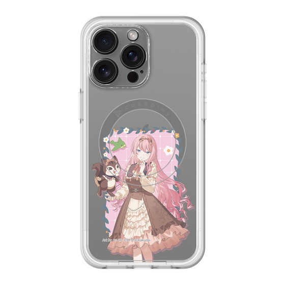 スリムプロテクションプレミアムケース with MagSafe［ 初音ミク×クッピーラムネ - 巡音ルカ×ラム - 等身イラスト1 ］