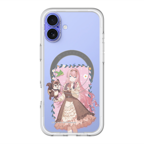 スリムプロテクションプレミアムケース with MagSafe［ 初音ミク×クッピーラムネ - 巡音ルカ×ラム - 等身イラスト1 ］