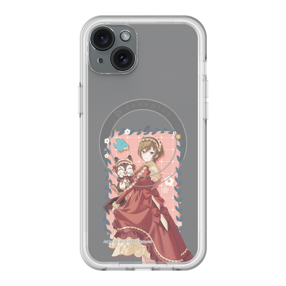 スリムプロテクションプレミアムケース with MagSafe［ 初音ミク×クッピーラムネ - MEIKO×ラム - 等身イラスト1 ］