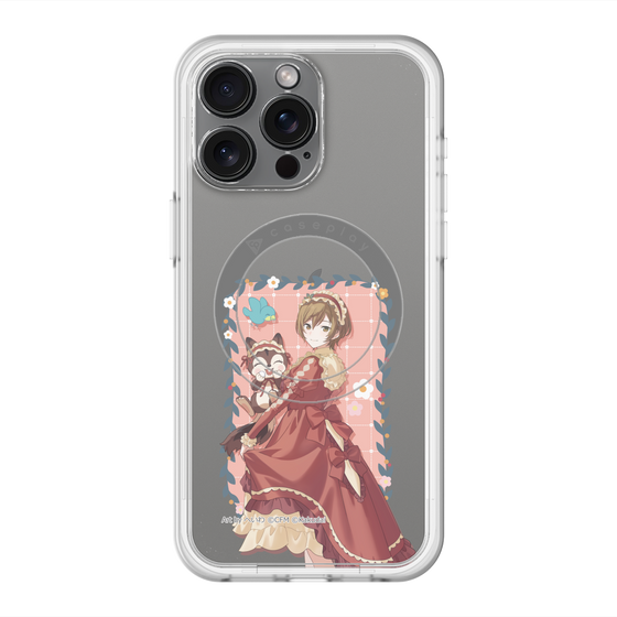スリムプロテクションプレミアムケース with MagSafe［ 初音ミク×クッピーラムネ - MEIKO×ラム - 等身イラスト1 ］