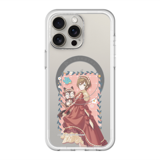 スリムプロテクションプレミアムケース with MagSafe［ 初音ミク×クッピーラムネ - MEIKO×ラム - 等身イラスト1 ］