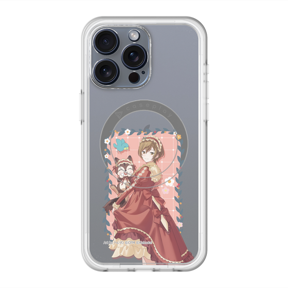 スリムプロテクションプレミアムケース with MagSafe［ 初音ミク×クッピーラムネ - MEIKO×ラム - 等身イラスト1 ］