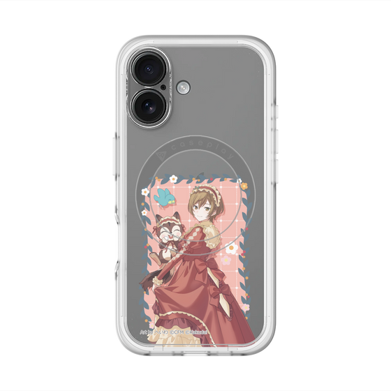 スリムプロテクションプレミアムケース with MagSafe［ 初音ミク×クッピーラムネ - MEIKO×ラム - 等身イラスト1 ］