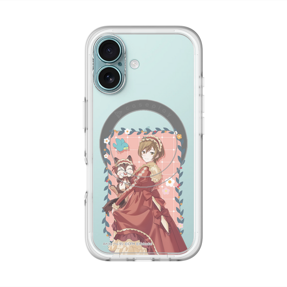 スリムプロテクションプレミアムケース with MagSafe［ 初音ミク×クッピーラムネ - MEIKO×ラム - 等身イラスト1 ］