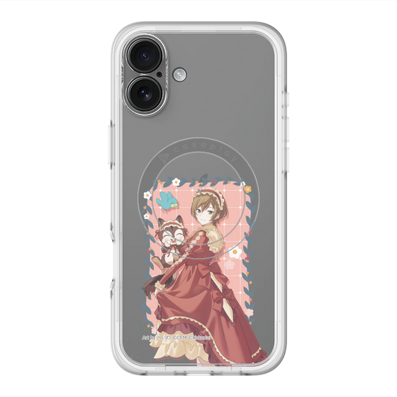 スリムプロテクションプレミアムケース with MagSafe［ 初音ミク×クッピーラムネ - MEIKO×ラム - 等身イラスト1 ］