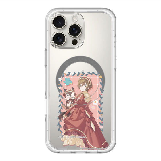 スリムプロテクションプレミアムケース with MagSafe［ 初音ミク×クッピーラムネ - MEIKO×ラム - 等身イラスト1 ］