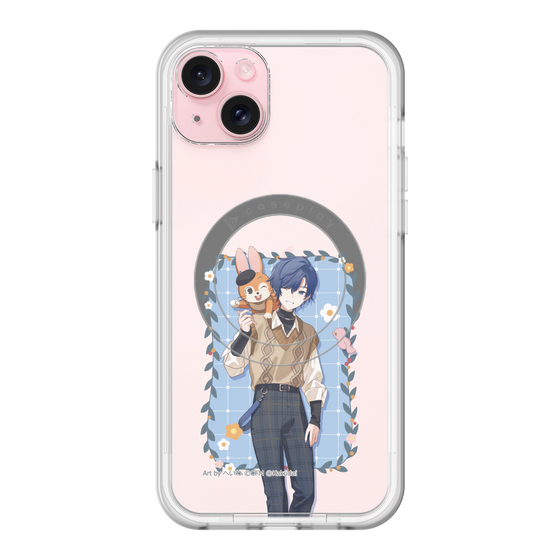 スリムプロテクションプレミアムケース with MagSafe［ 初音ミク×クッピーラムネ - KAITO×クッピー - 等身イラスト1 ］