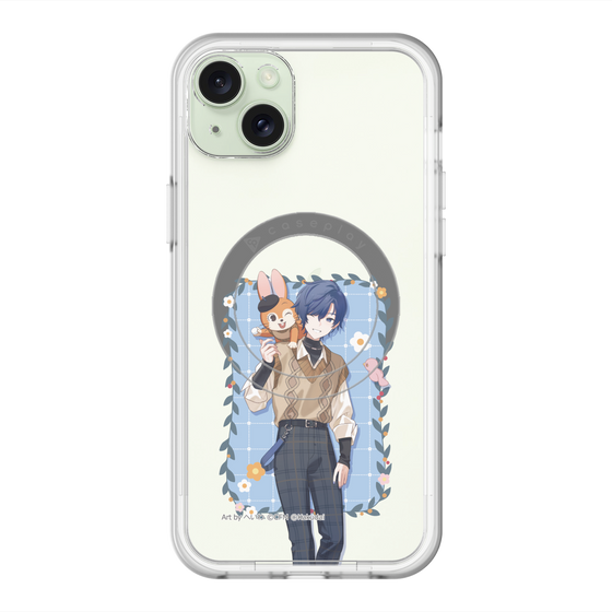 スリムプロテクションプレミアムケース with MagSafe［ 初音ミク×クッピーラムネ - KAITO×クッピー - 等身イラスト1 ］