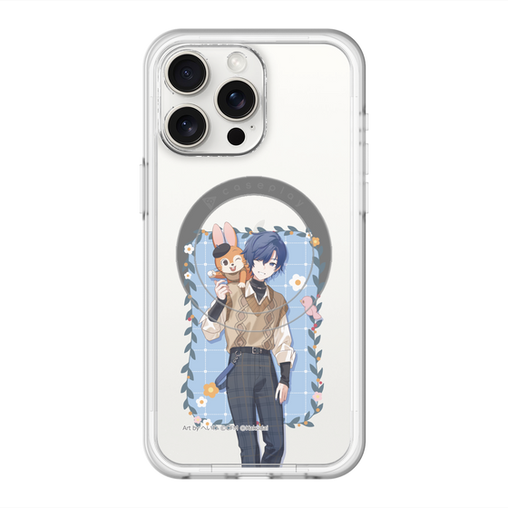 スリムプロテクションプレミアムケース with MagSafe［ 初音ミク×クッピーラムネ - KAITO×クッピー - 等身イラスト1 ］