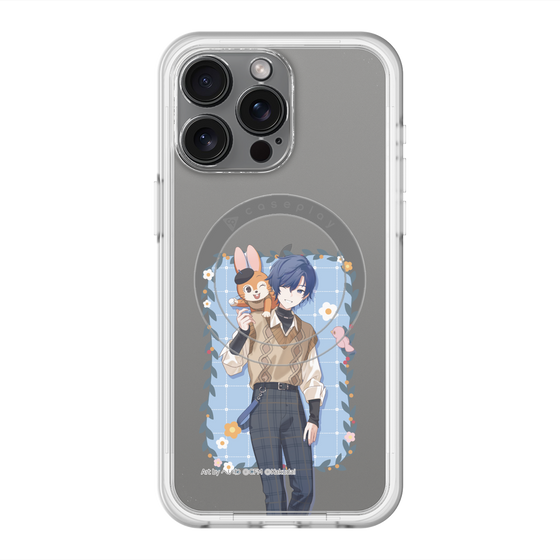 スリムプロテクションプレミアムケース with MagSafe［ 初音ミク×クッピーラムネ - KAITO×クッピー - 等身イラスト1 ］