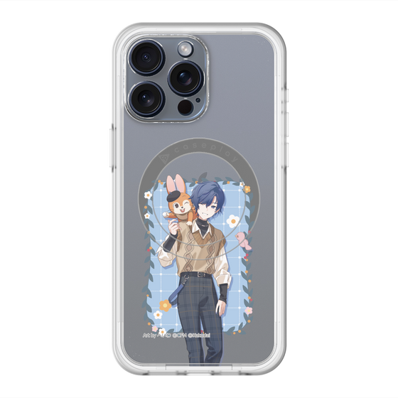 スリムプロテクションプレミアムケース with MagSafe［ 初音ミク×クッピーラムネ - KAITO×クッピー - 等身イラスト1 ］