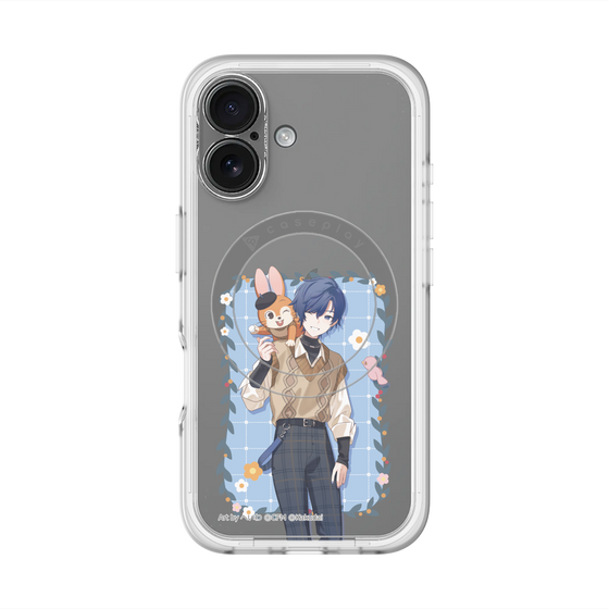スリムプロテクションプレミアムケース with MagSafe［ 初音ミク×クッピーラムネ - KAITO×クッピー - 等身イラスト1 ］