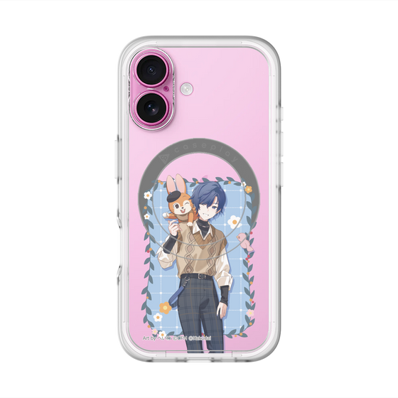 スリムプロテクションプレミアムケース with MagSafe［ 初音ミク×クッピーラムネ - KAITO×クッピー - 等身イラスト1 ］