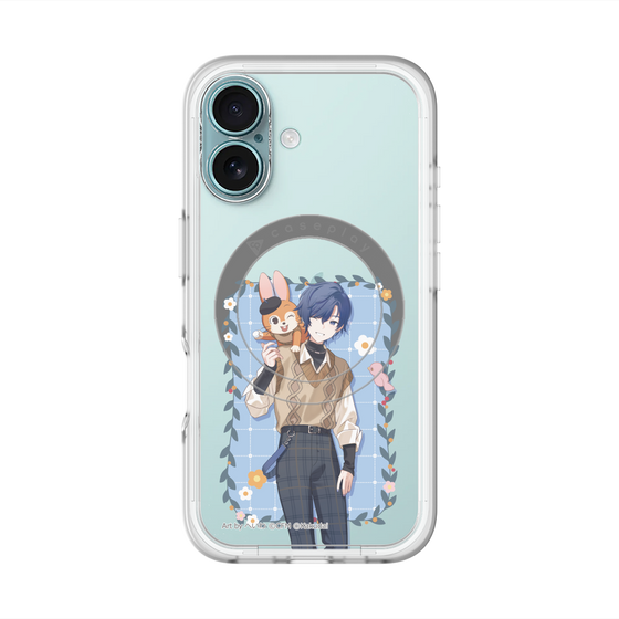 スリムプロテクションプレミアムケース with MagSafe［ 初音ミク×クッピーラムネ - KAITO×クッピー - 等身イラスト1 ］