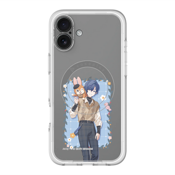 スリムプロテクションプレミアムケース with MagSafe［ 初音ミク×クッピーラムネ - KAITO×クッピー - 等身イラスト1 ］