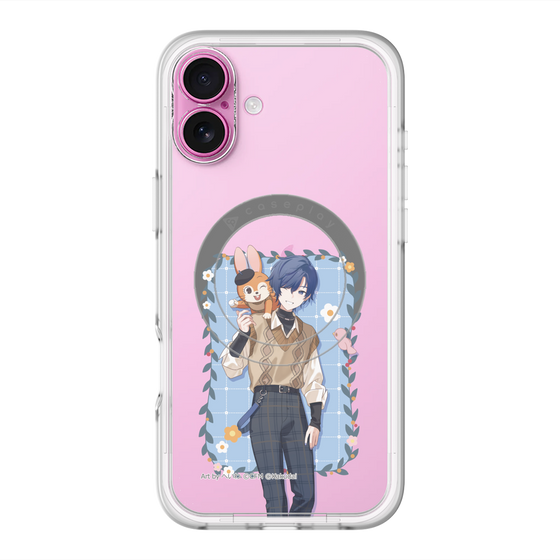 スリムプロテクションプレミアムケース with MagSafe［ 初音ミク×クッピーラムネ - KAITO×クッピー - 等身イラスト1 ］